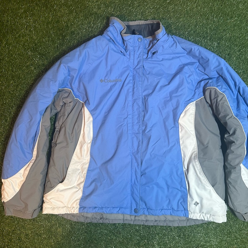 Columbia Men's Blue and Gray Jacket
